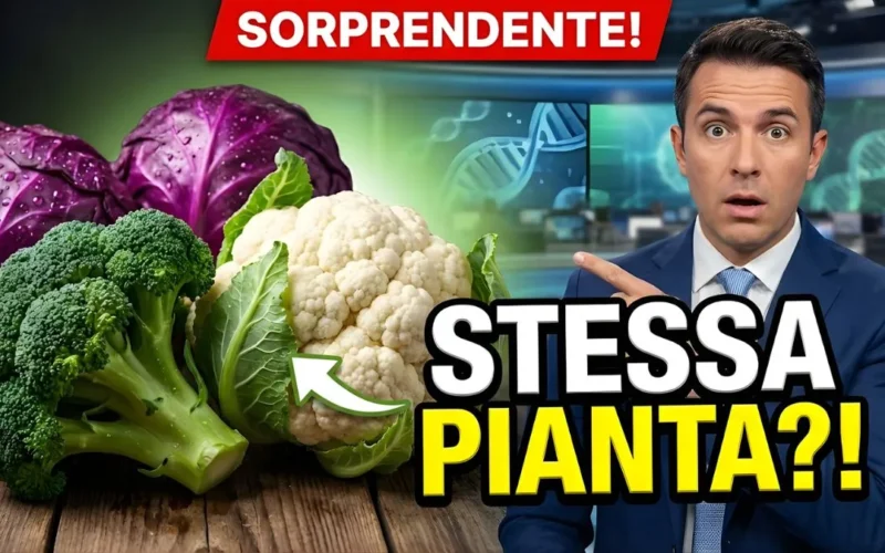 Molti non lo sanno, ma cavolfiore, broccoli e cavolo sono in realtà diverse varietà della stessa pianta