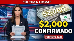 El IRS confirma el depósito directo de $2,000 para febrero de 2026, nuevas fechas de pago y guía de elegibilidad