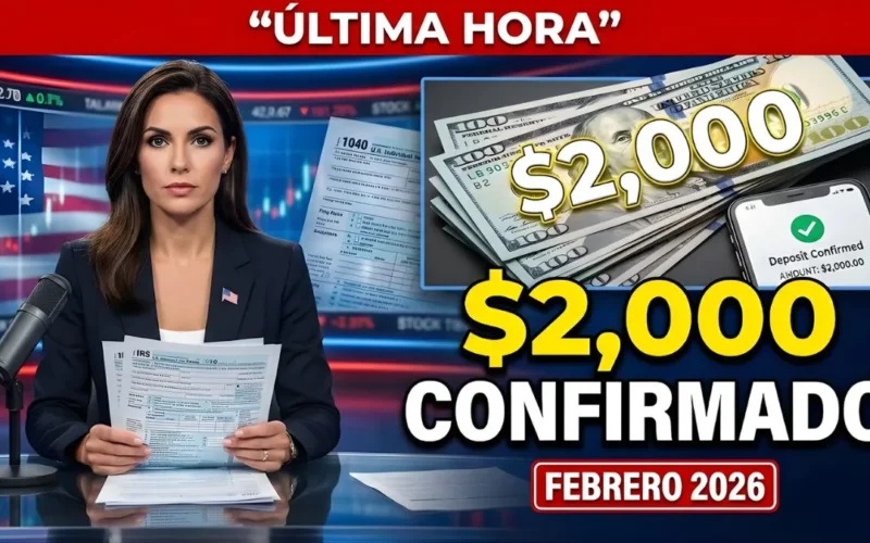 El IRS confirma el depósito directo de $2,000 para febrero de 2026, nuevas fechas de pago y guía de elegibilidad