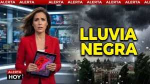 Llega la lluvia negra más intensa de febrero: habrá fuertes ráfagas de viento y posible caída de granizo en estas zonas