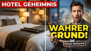 Warum legen Hotels immer dieses Tuch quer über das Bett? Der wahre Grund überrascht viele Gäste