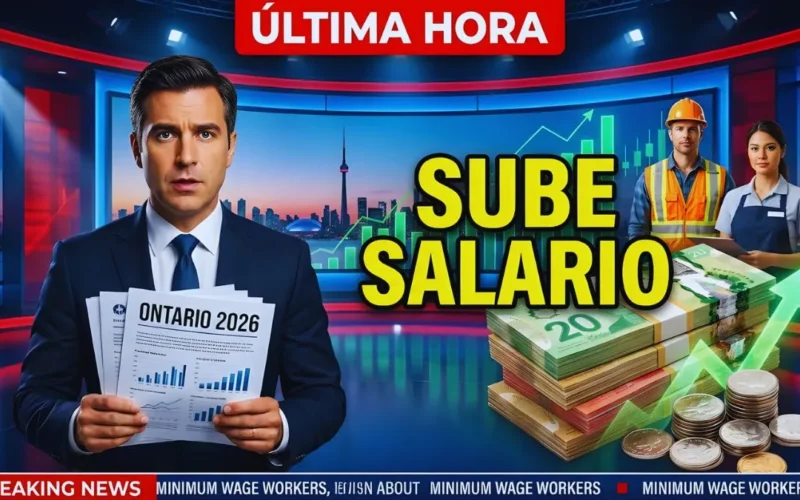 Nuevo Aumento del Salario Mínimo en Ontario en 2026