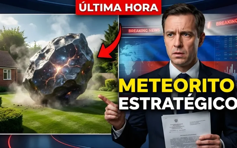 Rusia investiga si un meteorito de 2,8 toneladas fue introducido como adorno de jardín en Reino Unido: “De importancia estratégica”