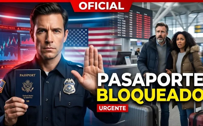 Oficial | Estados Unidos no dejará ingresar ni salir del país a todos los ciudadanos y extranjeros que postergaron este trámite con su pasaporte
