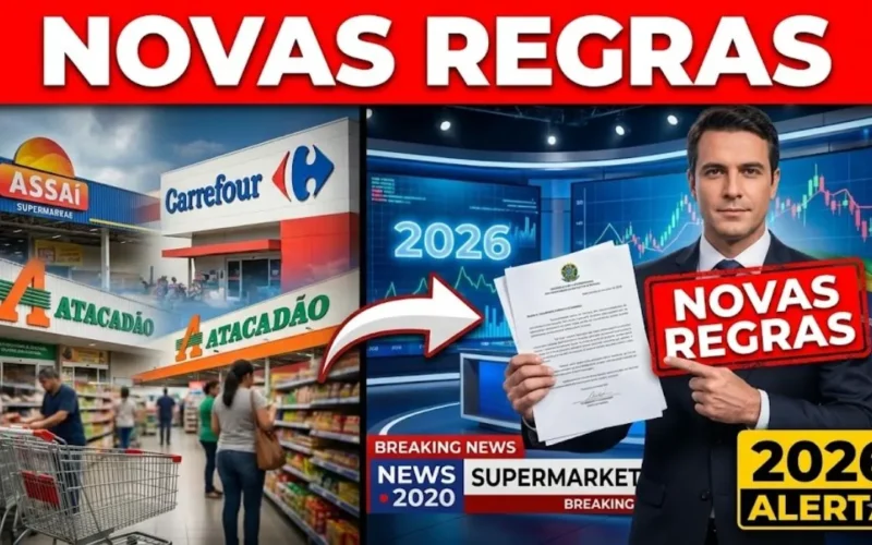 Supermarkets Assaí, Carrefour e Atacadão passam a seguir novas regras agora em 2026