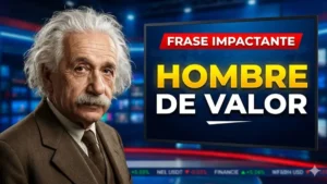 Albert Einstein: “No busques ser un hombre de éxito, sino más bien un hombre de valor”