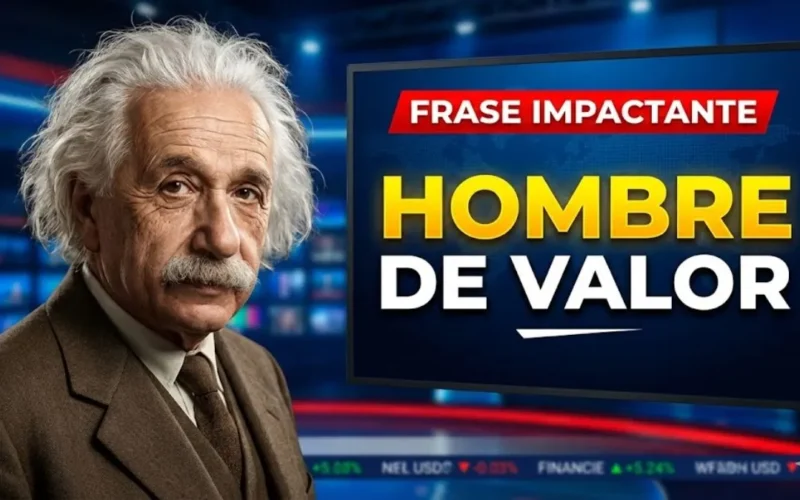 Albert Einstein: “No busques ser un hombre de éxito, sino más bien un hombre de valor”