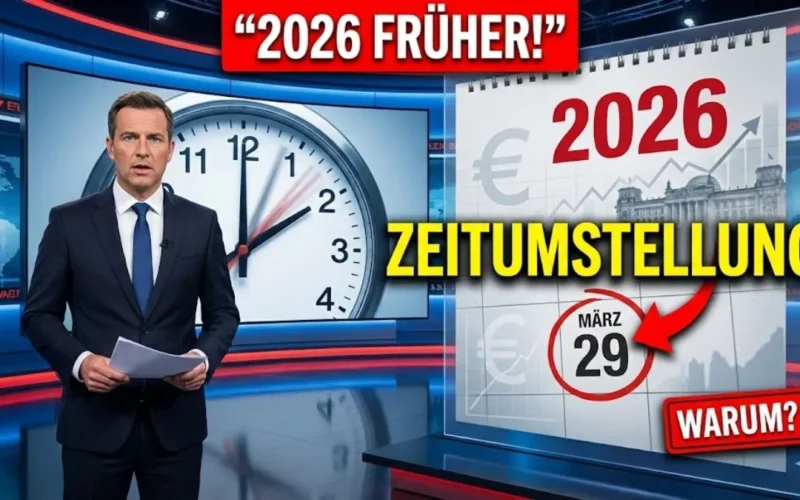 Die Zeitumstellung kommt 2026 früher – aus einem simplen Grund