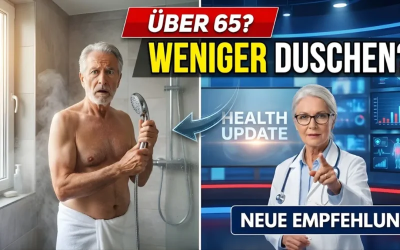 Hygiene nach 65: nicht einmal täglich, nicht einmal wöchentlich – das ist die Duschhäufigkeit, die Sie gesund und vital hält
